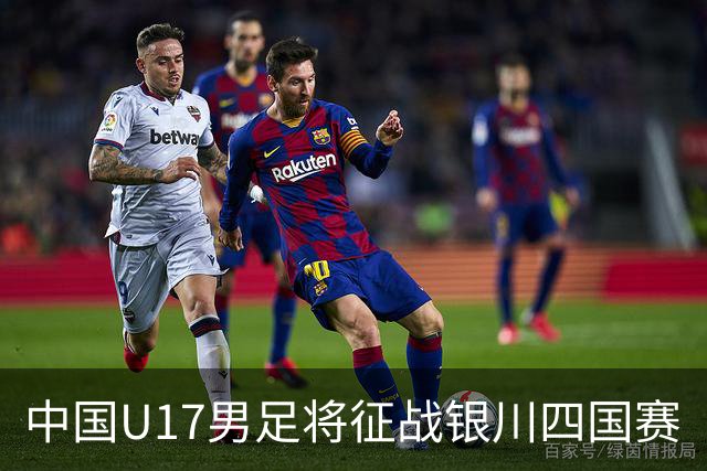 中国U17男足将征战银川四国赛